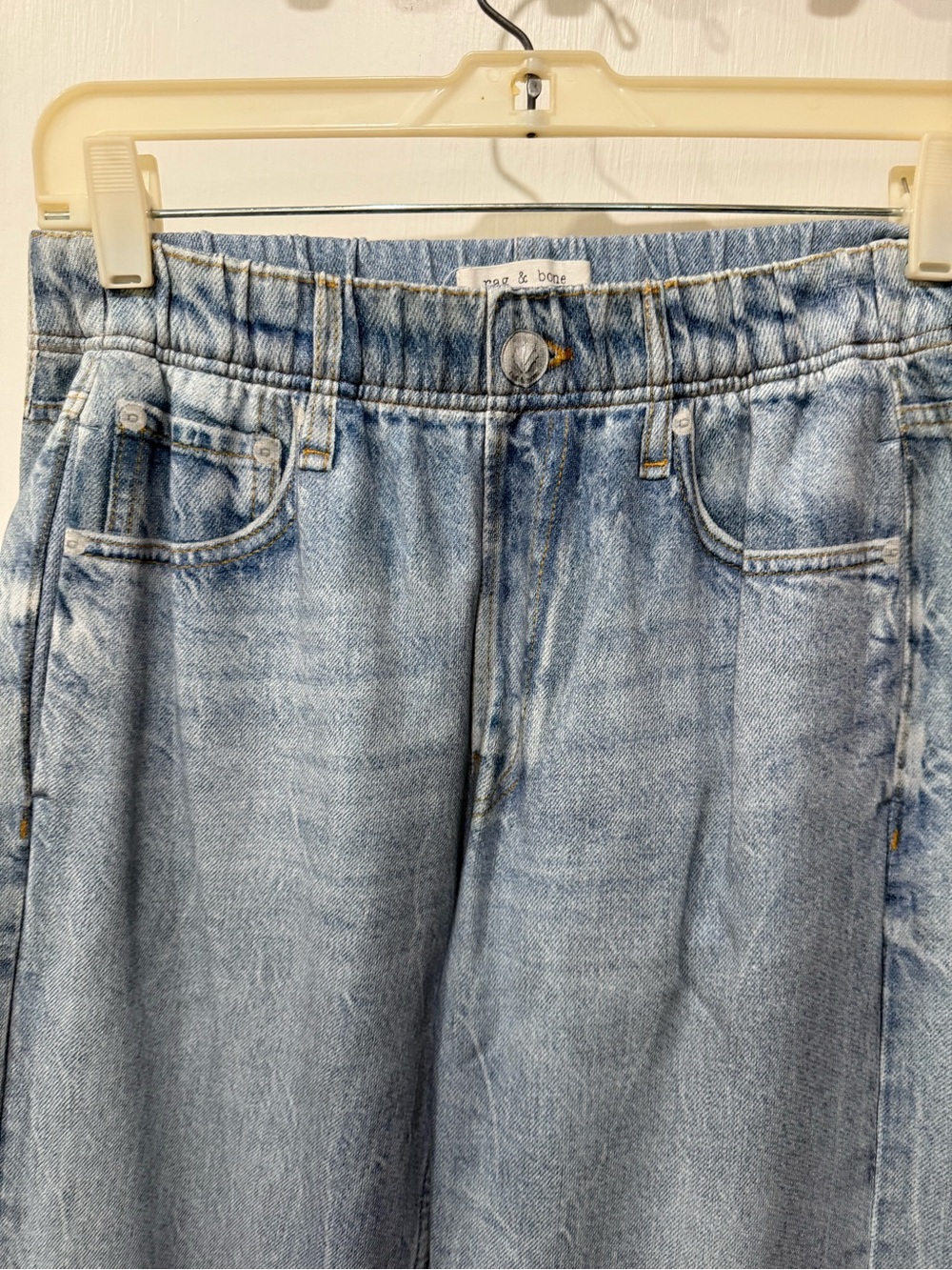 rag & bone Light Blue Relaxed Sweatpants Jeans Size Small 45760 EUC - Picture 2 of 6